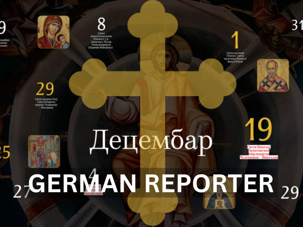 Pravoslavni kalendar 2024 Vodič kroz duhovnu godinu